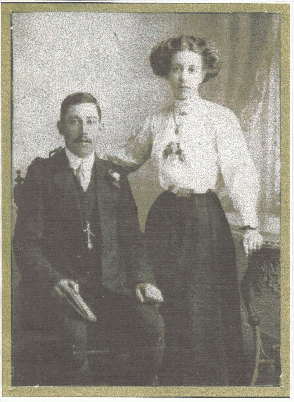 John Arthur Smith (d. 1916) and wife Hannah