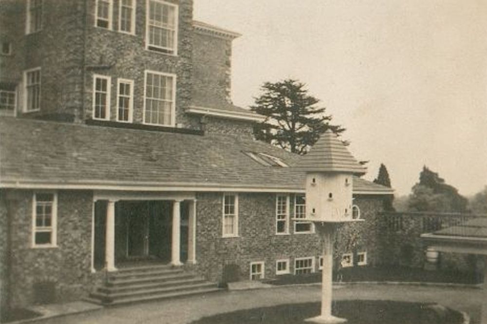 Nun Appleton Hall - kitchen courtyard after water tower built in 1920