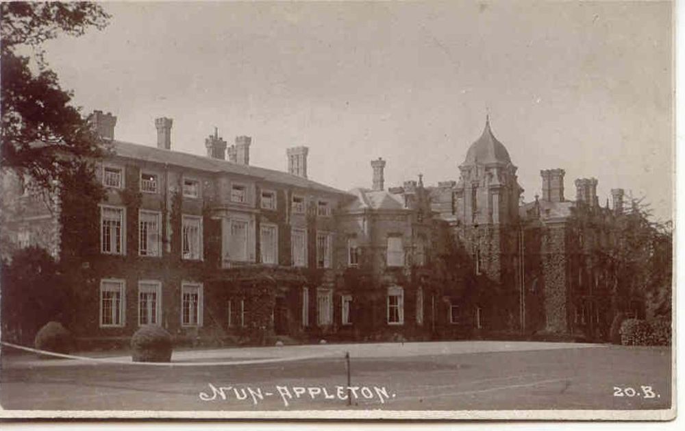 Nun Appleton Hall - north front (postcard)