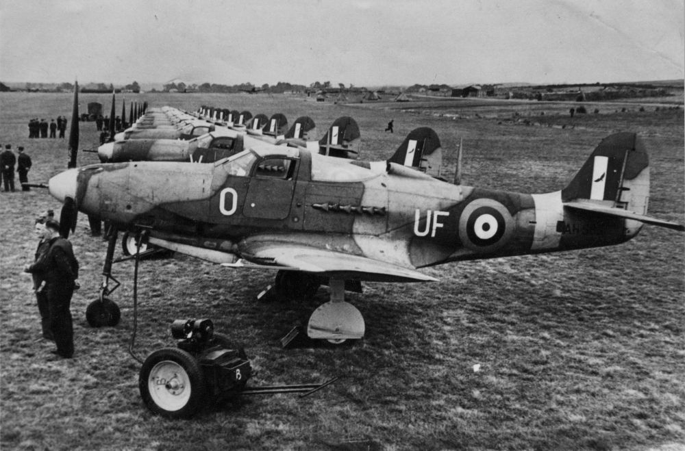 Aerocobra planes - thought to be Acaster Malbis Airfield