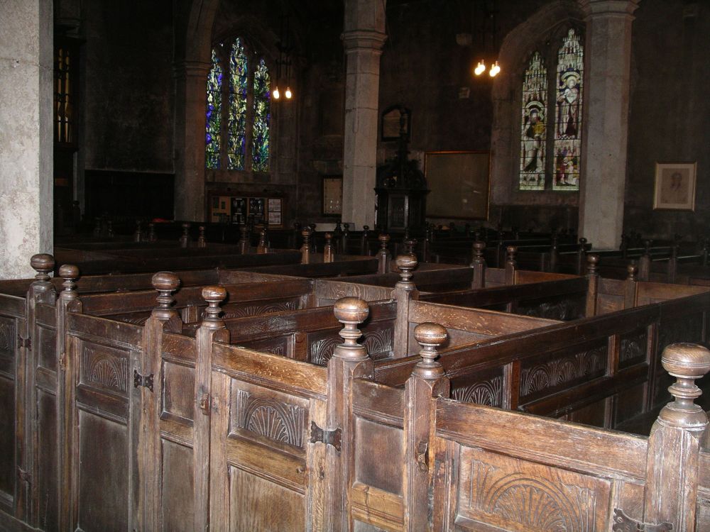 Interior of All Saints church
