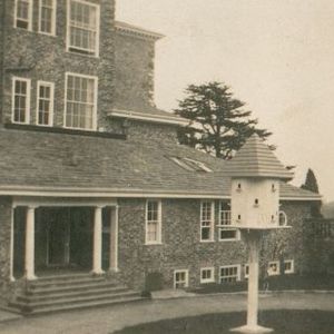 Nun Appleton Hall - kitchen courtyard after water tower built in 1920