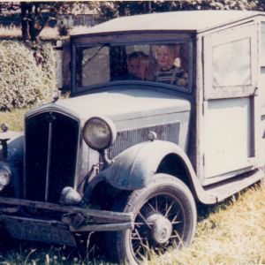Lady Dawson's 1930s Wolseley Hornet in its latter days