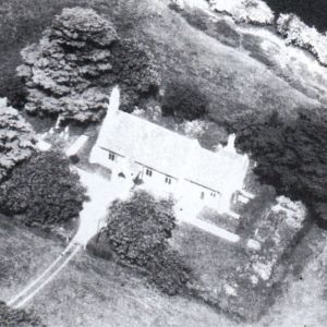 Detail of aerial photo of Acaster Selby