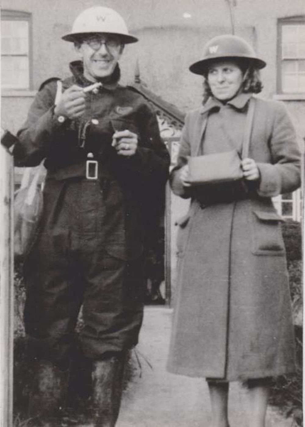 Ted & Mabel Stott, Air-raid Warden and Postmistress