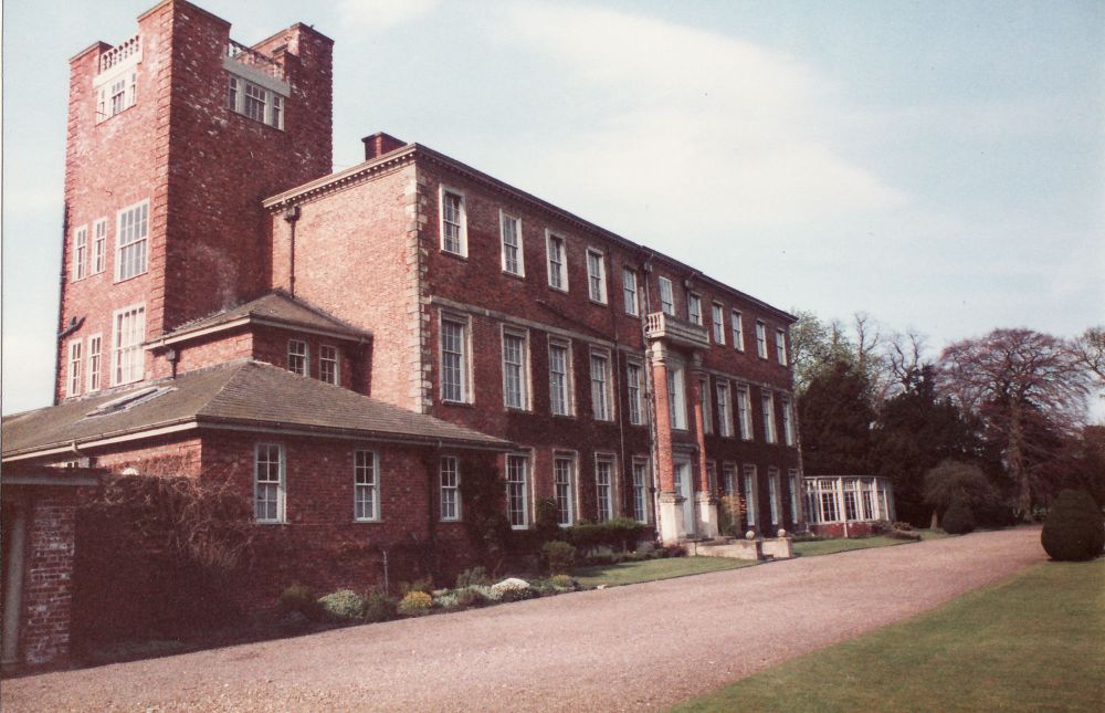 Nun Appleton Hall - south front and modified conservatory