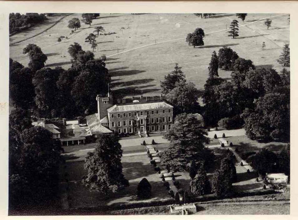 Nun Appleton Hall - aerial photo