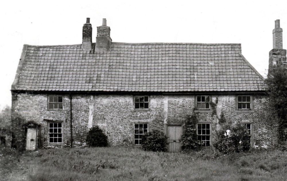Timber-framed 'Manor House' prior to demolition