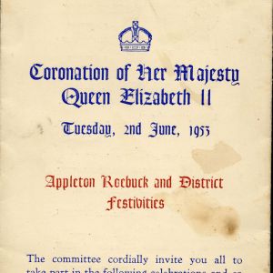 Coronation Programme 2 June 1953