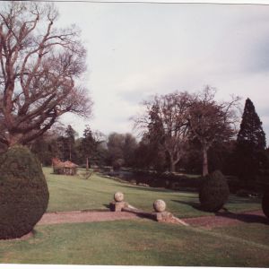 Nun Appleton Hall - gardens on south front