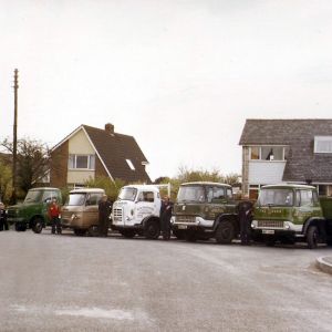Harry Hudson's fleet of lorries